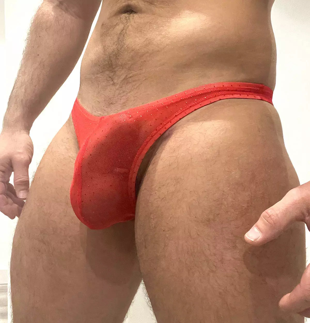 Tanga - Red transparent