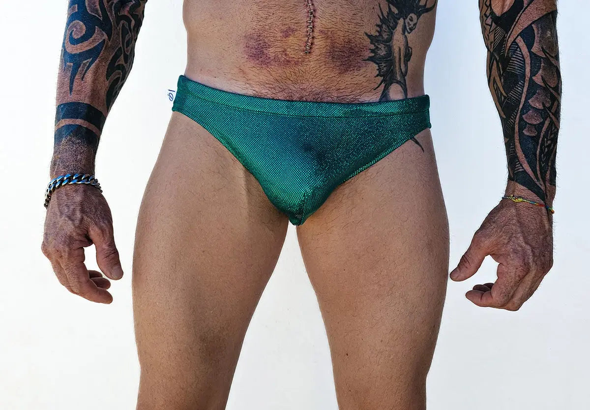 Bañador - Slip - Party green