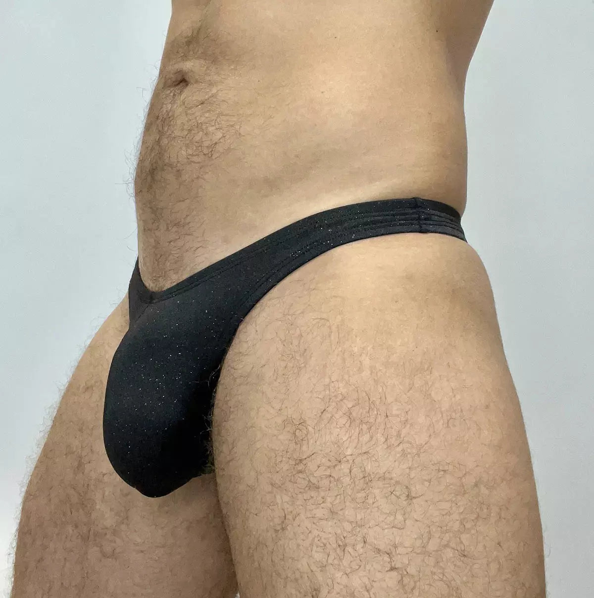 Tanga - Black Glitter