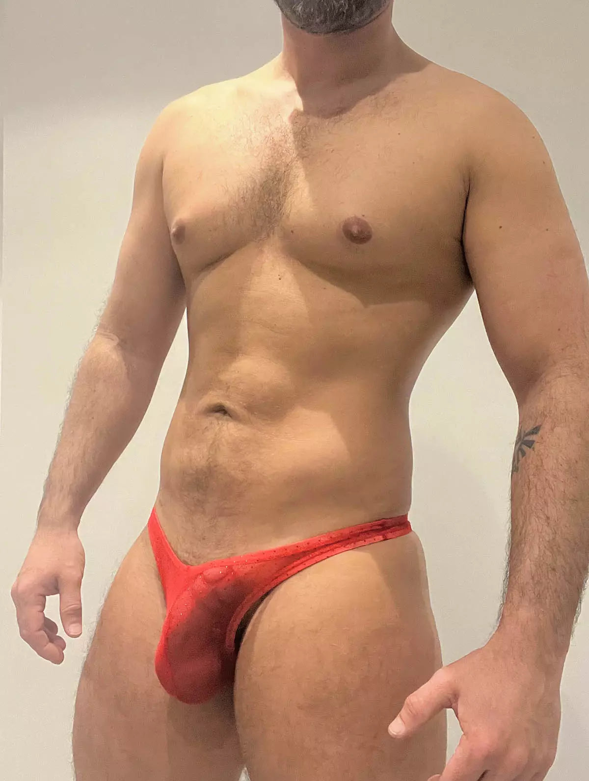 Tanga - Red transparent